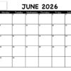 SHAPES ETC. Academic Year Desk Calendar - Combo Set of Black/White with Previews and Chalkboard Design
