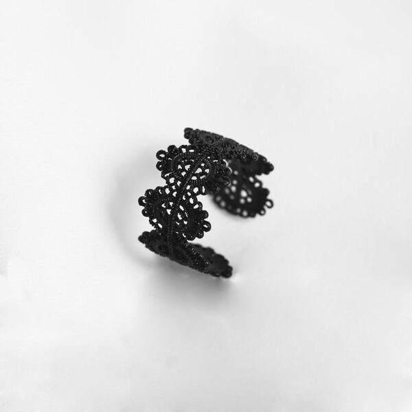 Black Lace Ring