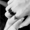 Black Lace Ring