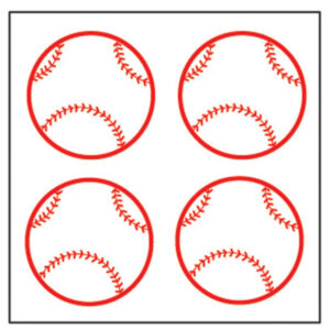 SHAPES ETC. Incentive Stickers - Baseball