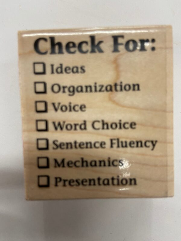 SE-537CheckFor.jpg SHAPES ETC. Teacher's Stamp - Check For