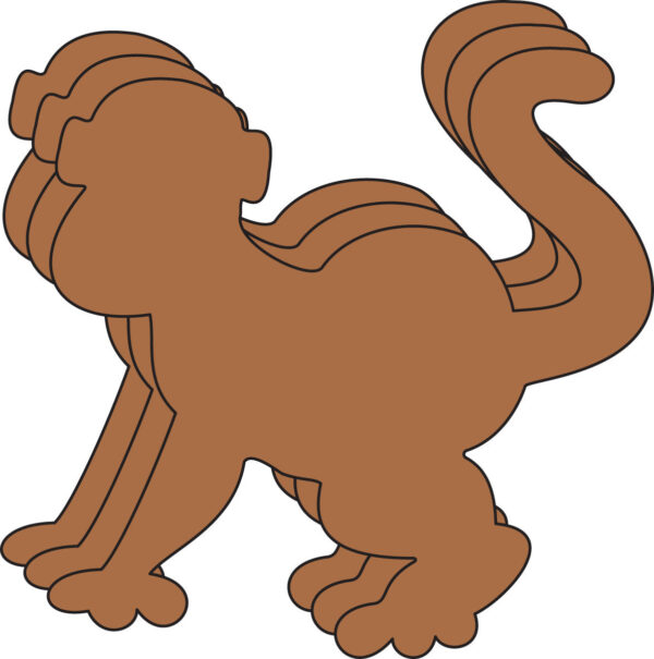 SE-8285_Monkey_lg.jpg SHAPES ETC. Large Single Color Creative Foam Cut-Outs - Monkey