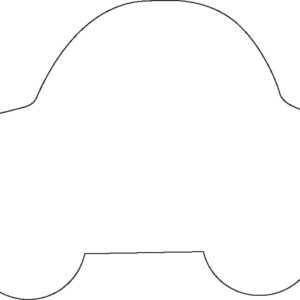 SHAPES ETC. Sticky Shape Notepad - Car