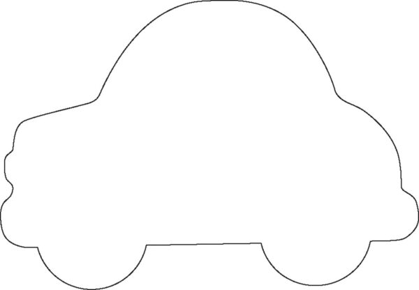 SHAPES ETC. Sticky Shape Notepad - Car