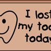 SHAPES ETC.  Teacher's Stamp - Lost Tooth