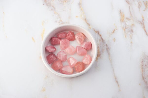 Rose Quartz tumbled stone