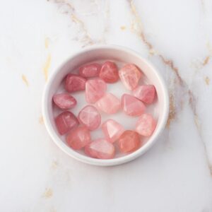 Rose Quartz tumbled stone